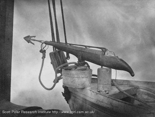 Harpoon and gun, 1888, courtesy Scott Polar Research Institute.